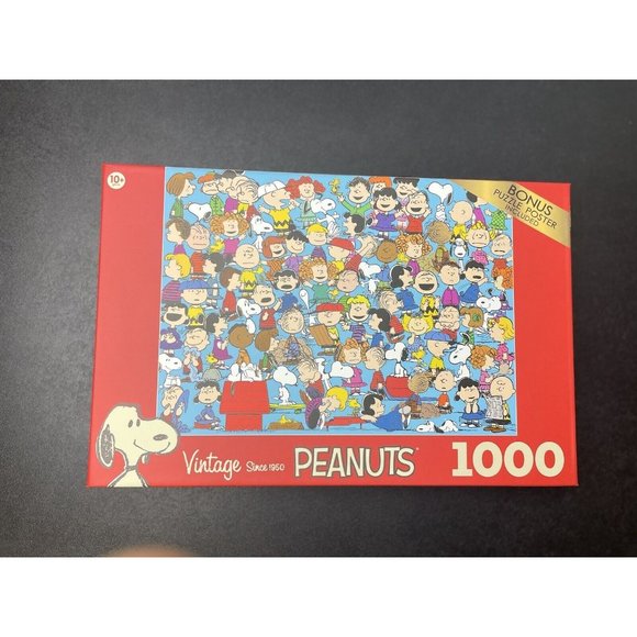 PEANUTS~1000 Puzzle with bonus Puzzle Poster 2022 - Picture 2 of 6